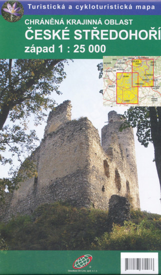České středohoří - západ chráněná krajinná oblast : turistická a cykloturistická mapa 1:25 000