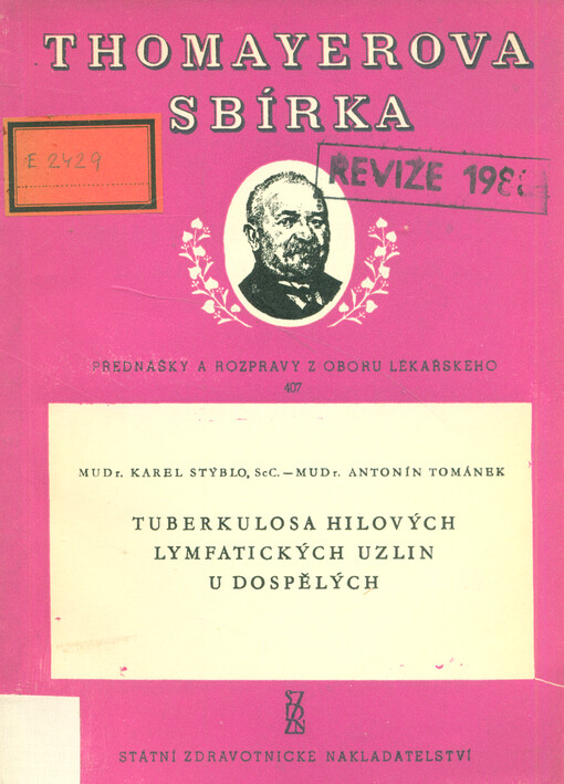 Tuberkulosa hilových lymfatických uzlin u dospělých 