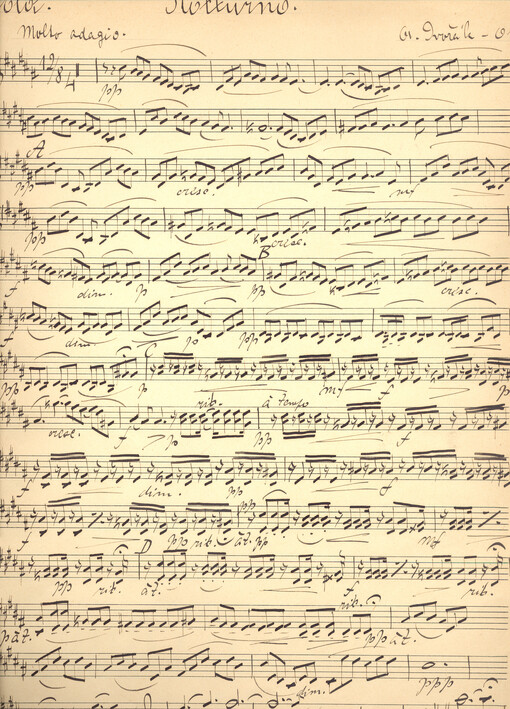 Notturno, op. 40., 2 housle, viola, cello, basa