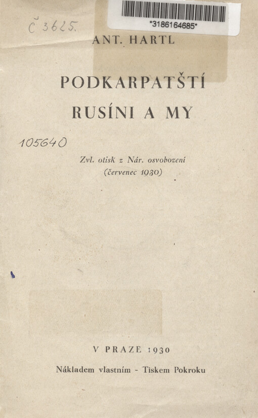 Podkarpatští Rusíni a my