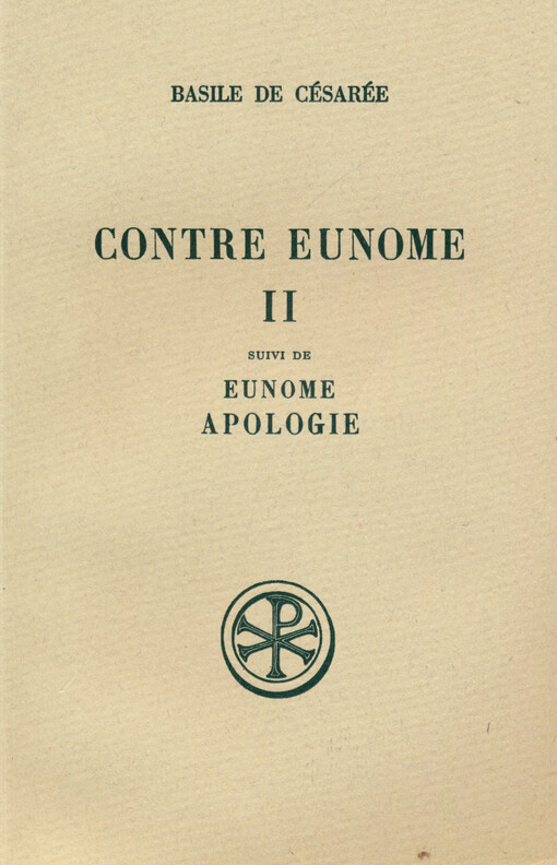 Contre Eunome. Tome II
