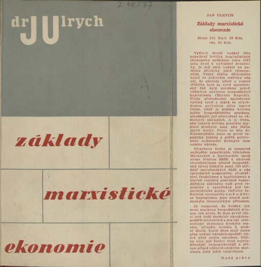 Základy marxistické ekonomie