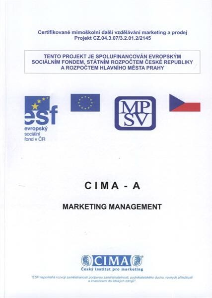 CIMA - A: marketing management