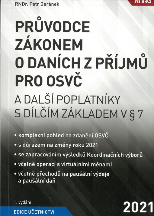 Průvodce zákonem o daních z příjmů pro OSVČ : a další poplatníky s dílčím základem v § 7