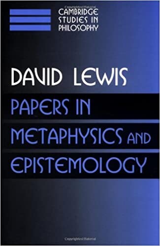 Papers in metaphysics and epistemology