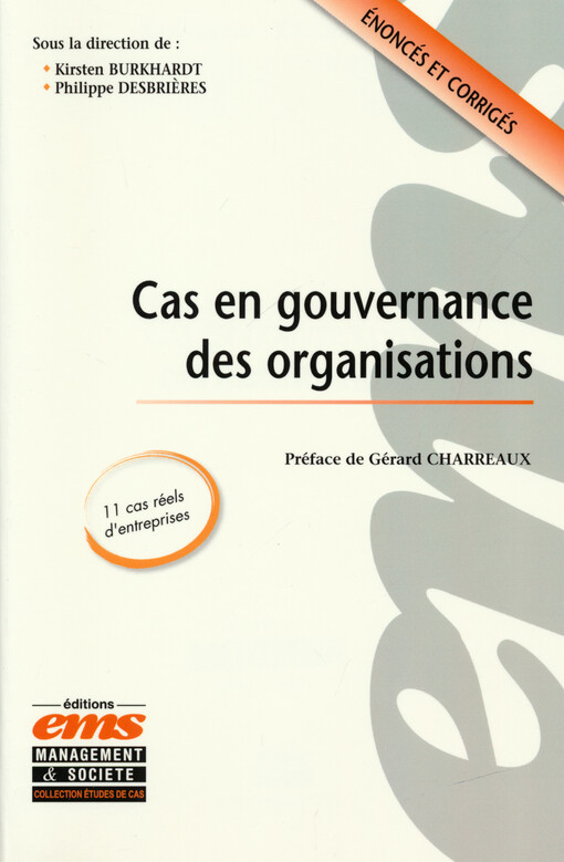 Cas en gouvernance des organisations