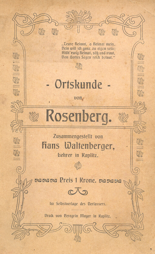Ortskunde von Rosenberg