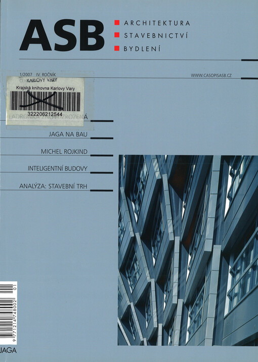 ASB = architektura - stavebnictví - bydlení