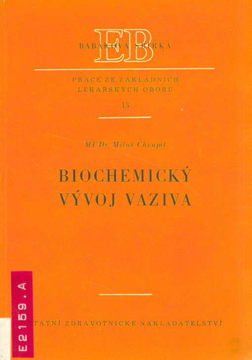 Biochemický vývoj vaziva 