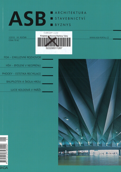 ASB = architektura - stavebnictví - bydlení