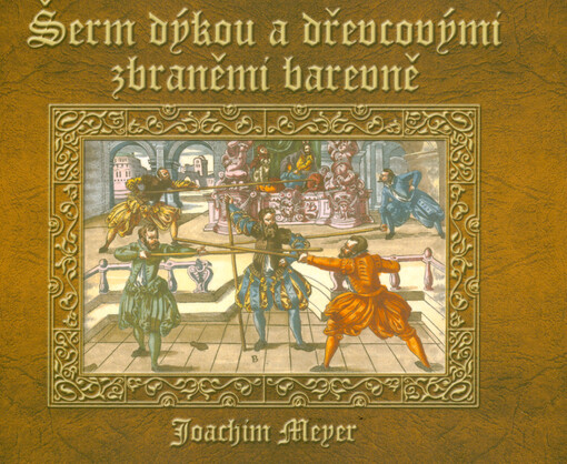 Šerm dýkou a dřevcovými zbraněmi