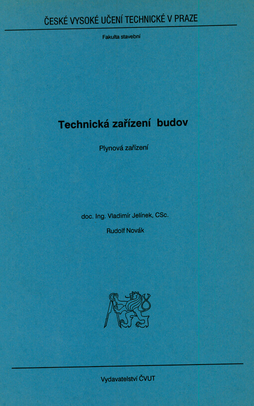 Technická zařízení budov : plynová zařízení
