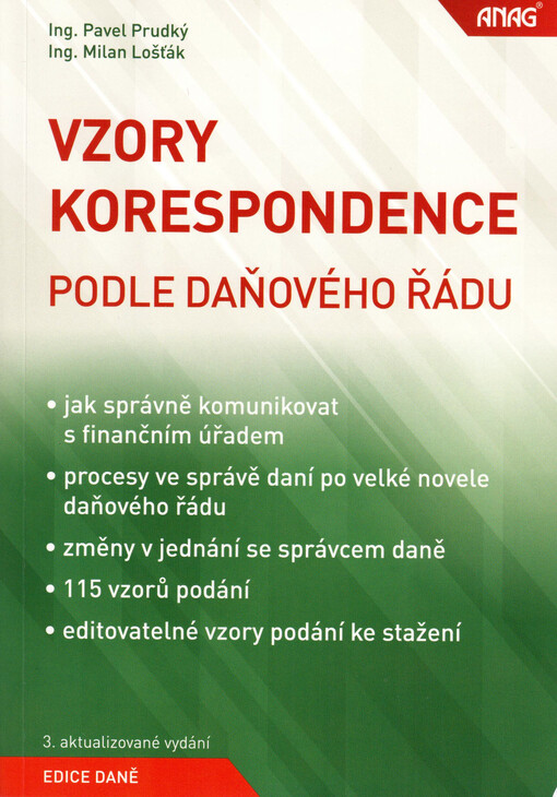 Vzory korespondence podle daňového řádu