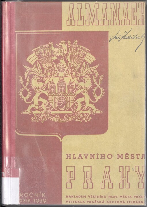 Almanach hlavního města Prahy: ročník XXIV