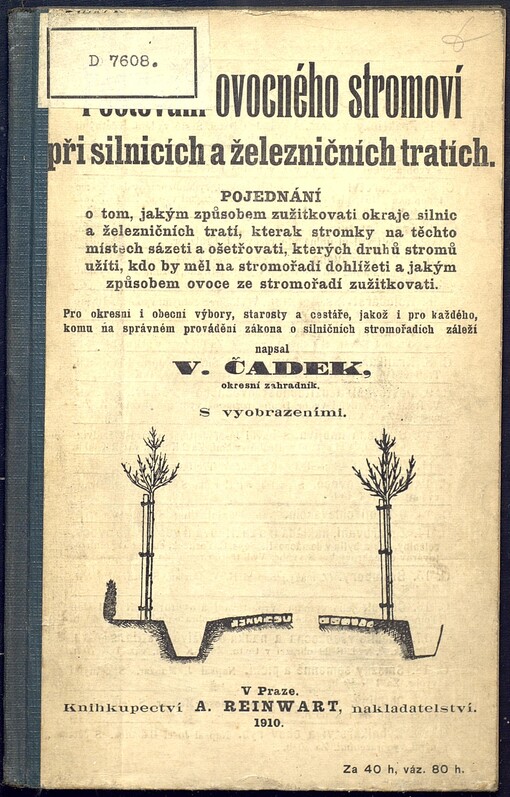 Pěstování ovocného stromoví při silnicích a železničních tratích