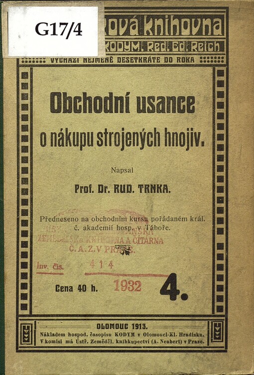 Obchodní usance o nákupu strojených hnojiv
