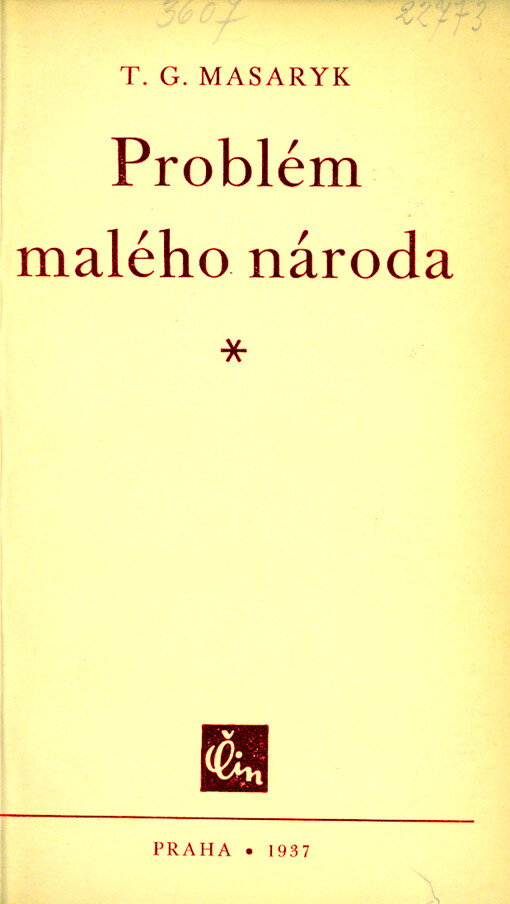 Problém malého národa :(1905)