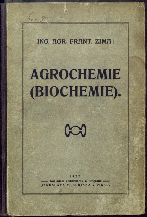 Agrochemie (Biochemie): Přednášky pro státní lesnické školy