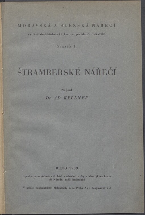 Štramberské nářečí