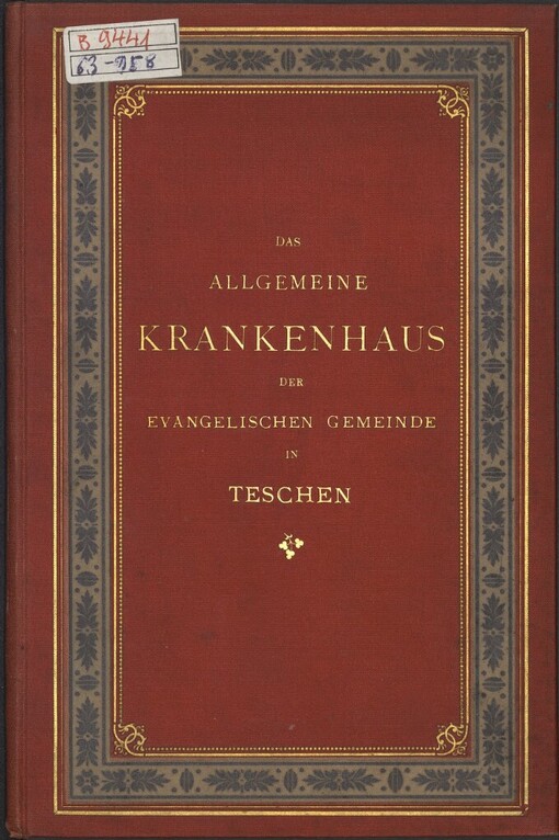 allgemeine Krankenhaus der Evangelischen Gemeinde in Teschen