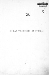 Oltář všedního člověka: román o sedmi zastaveních