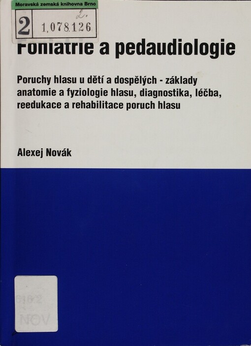 Foniatrie a pedaudiologie
