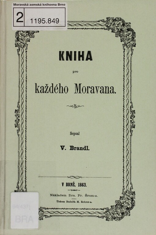 Kniha pro každého Moravana