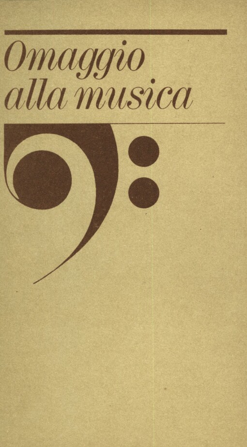 Omaggio alla musica :5 saggi sulla musica et i musicisti boemi