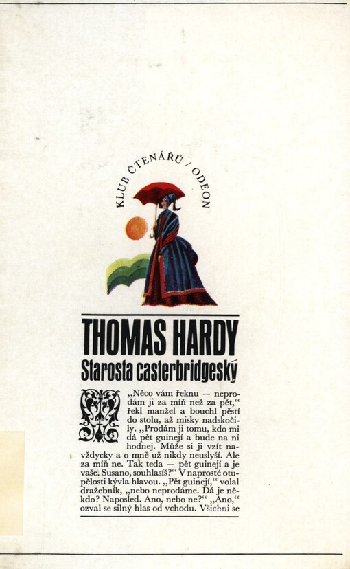 Starosta casterbridgeský :příběh člověka pevné vůle