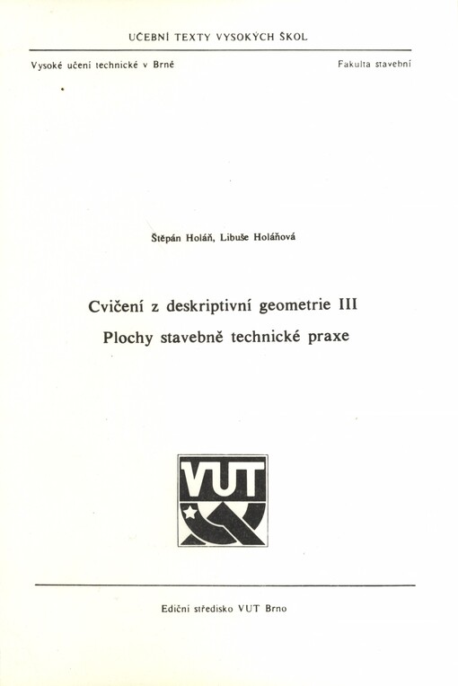 Cvičení z deskriptivní geometrie III