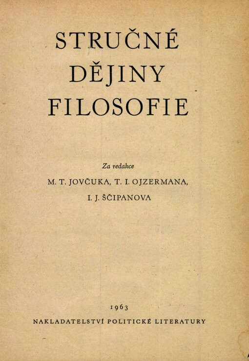 Stručné dějiny filosofie