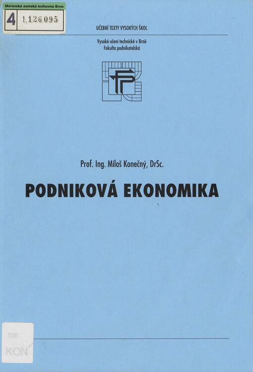 Podniková ekonomika