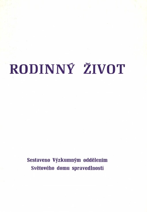 Rodinný život