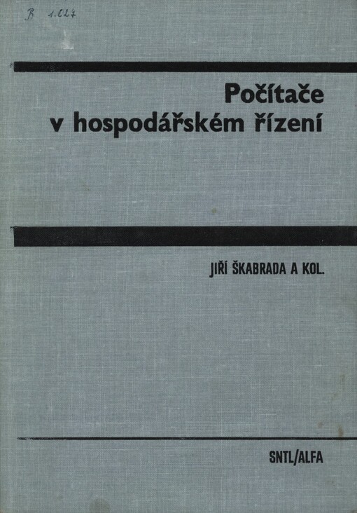Počítače v hospodářském řízení :Vysokošk. učebnice