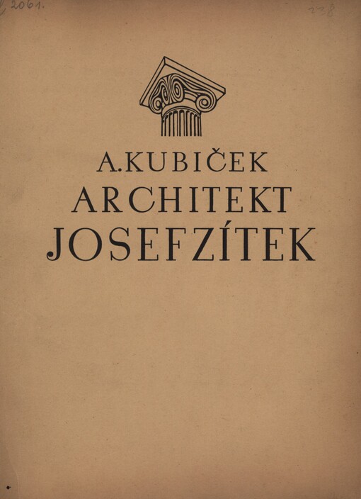 Architekt Josef Zítek :(1932-1932)