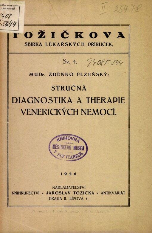 Stručná diagnostika a therapie venerických nemocí