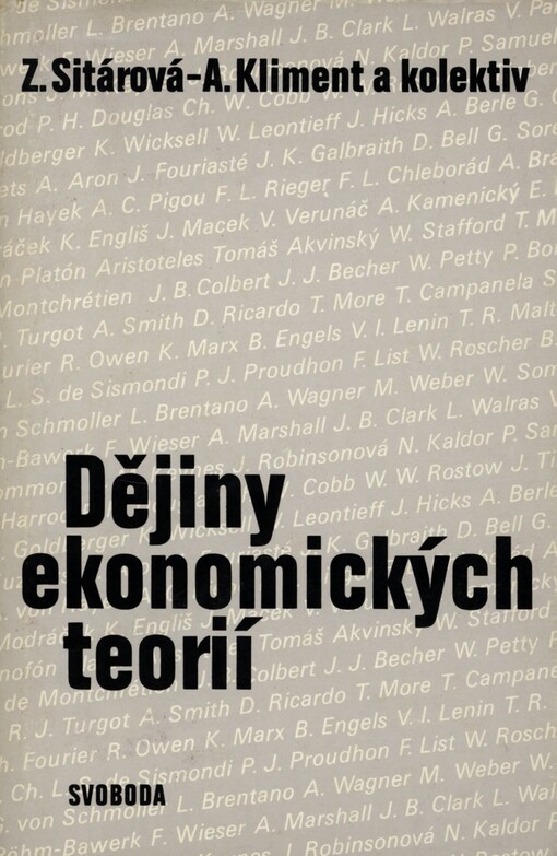 Dějiny ekonomických teorií :stručný nástin