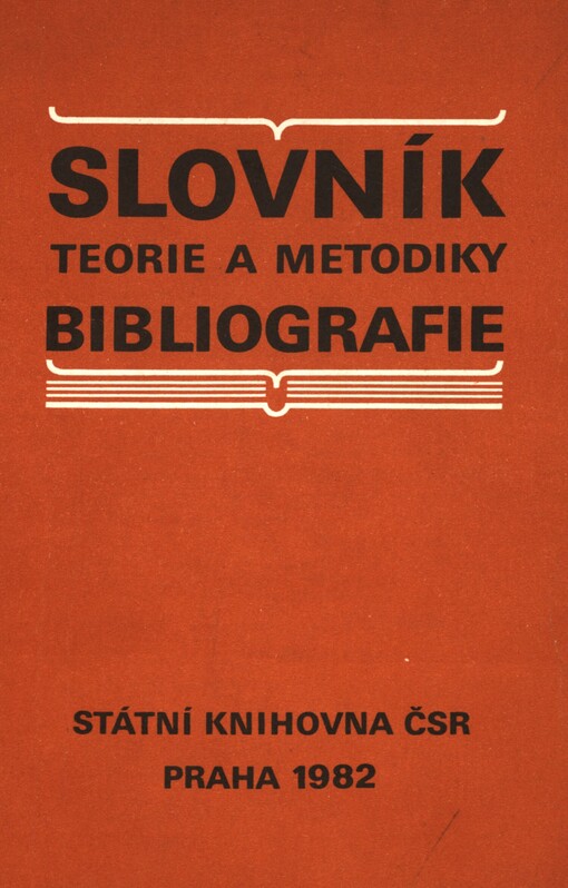 Slovník teorie a metodiky bibliografie