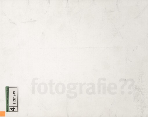 Fotografie?? =: Photography?? : Galerie U Bílého jednorožce, Klatovy, 30.5.-18.7.2004 : [katalog výstavy