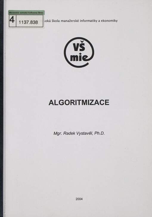 Algoritmizace