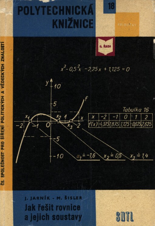 Jak řešit rovnice a jejich soustavy :určeno žákům vyšších tříd a absolventům jedenáctiletek a odborných škol, pracovníkům se středně technickým vzděláním i posluchačům nižších ročníků vysokých škol technického směru