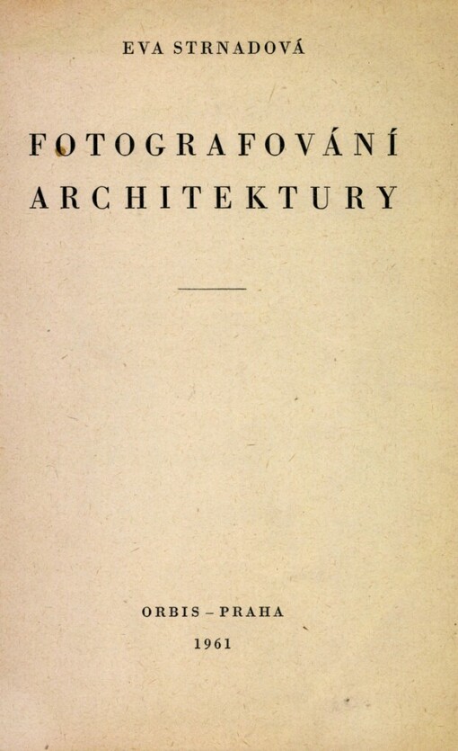 Fotografování architektury