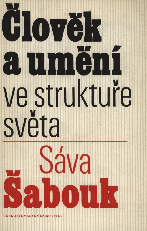 Člověk a umění v struktuře světa