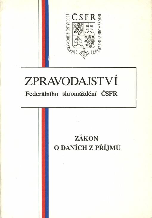 Zákon ze dne 28. dubna 1992 o daních z příjmů