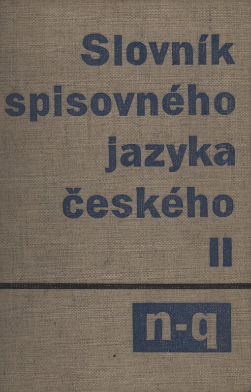 Slovník spisovného jazyka českého