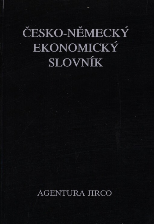 Česko-německý ekonomický slovník