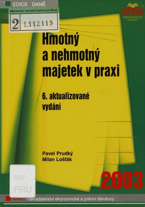 Hmotný a nehmotný majetek v praxi