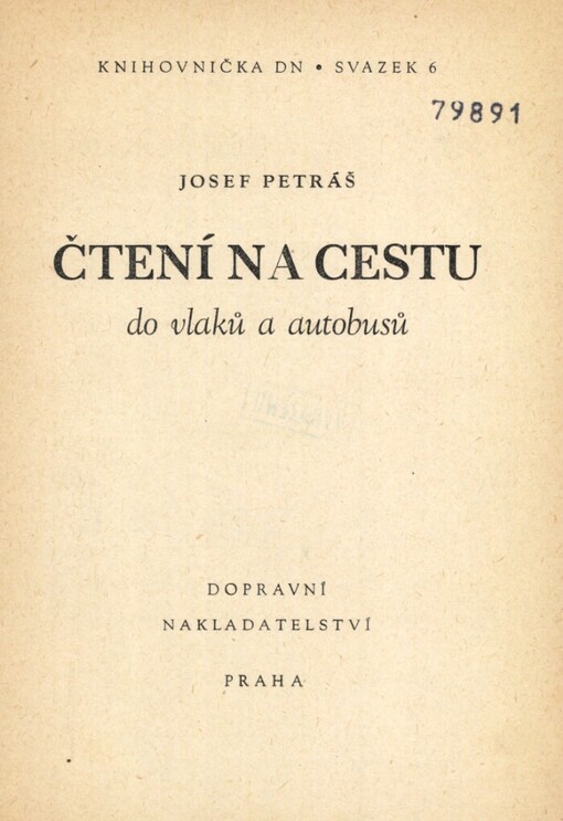 Čtení na cestu do vlaků a autobusů