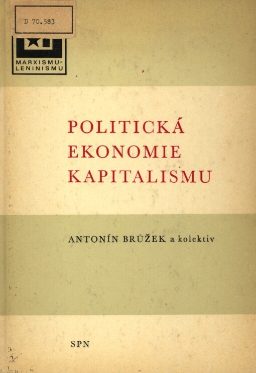 Politická ekonomie kapitalismu