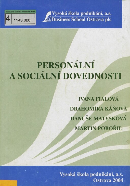 Personální a sociální dovednosti
